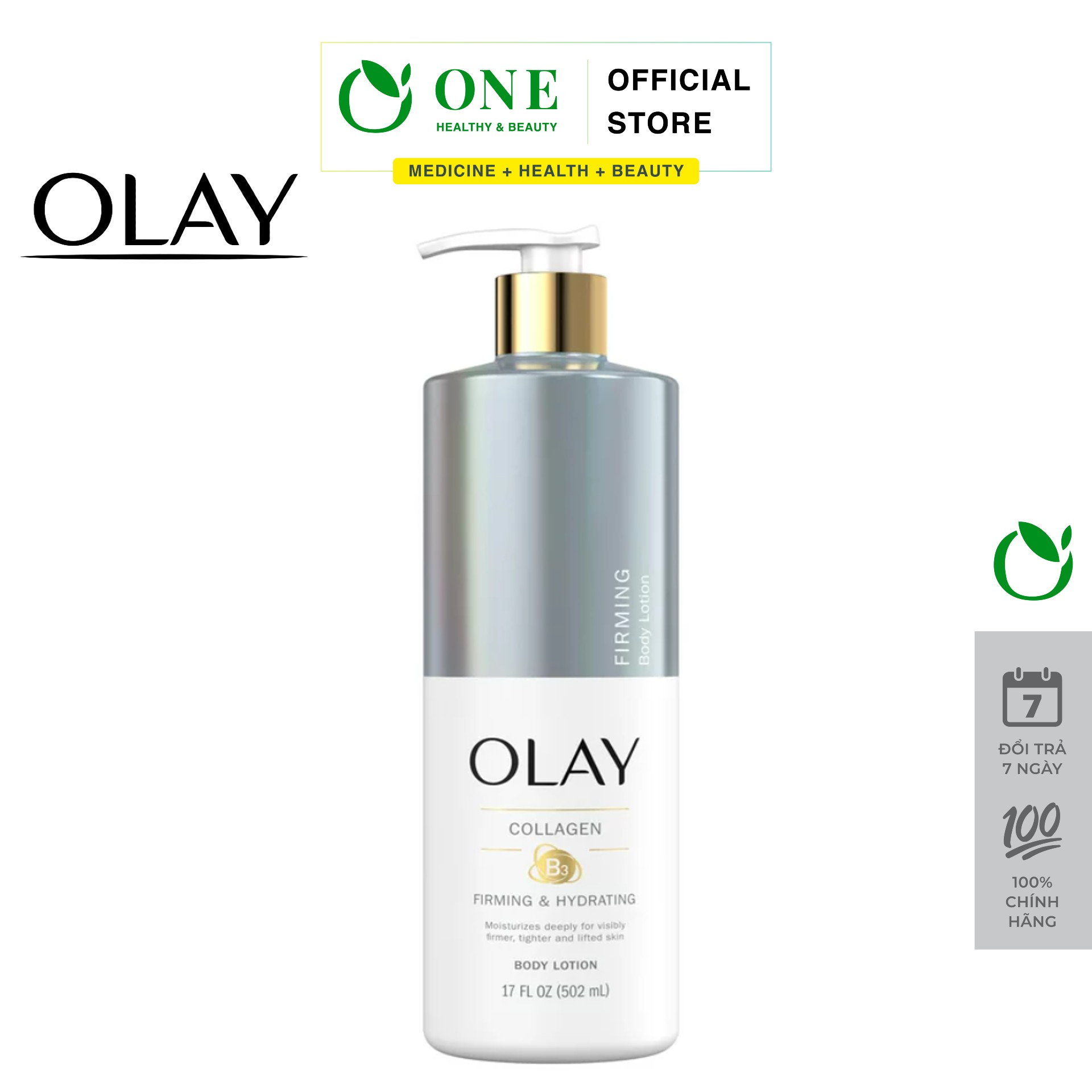 Dưỡng Thể Olay Collagen B3 Firming & Hydrating Body Lotion 502ml