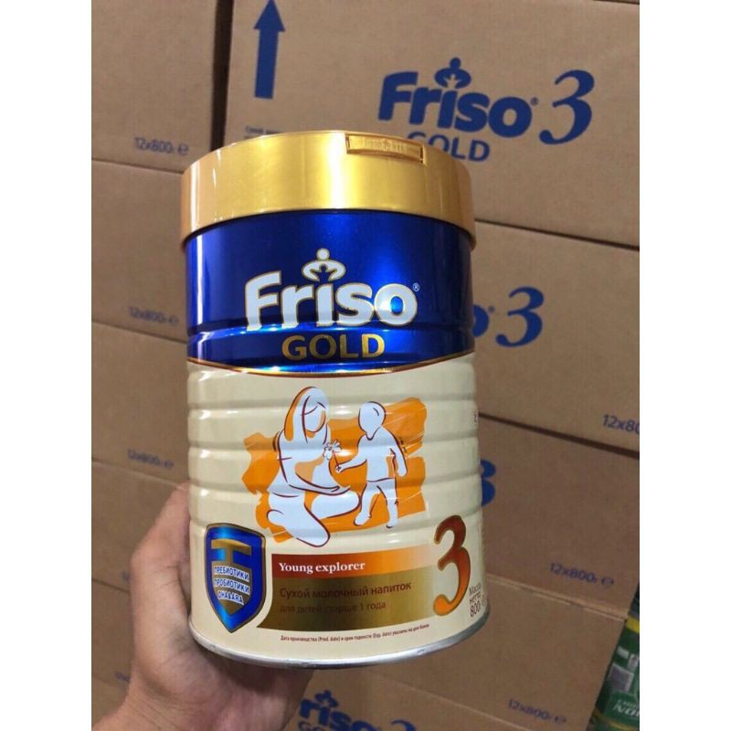 Sữa friso gold nga số 3 800g date mới