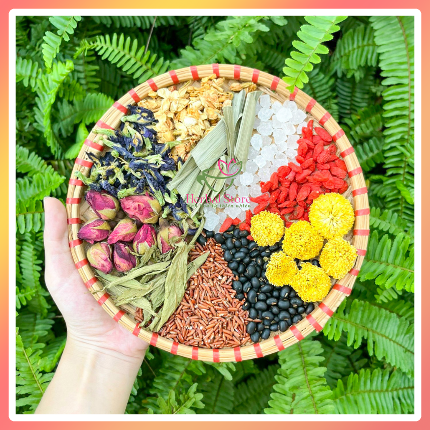 Trà gạo lứt thảo mộc