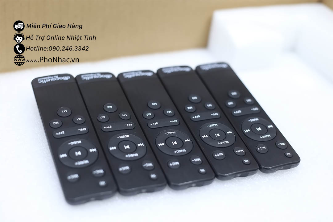 Remote vang số S500P, điều khiển vang số Siso, Tripath, dB acoustic