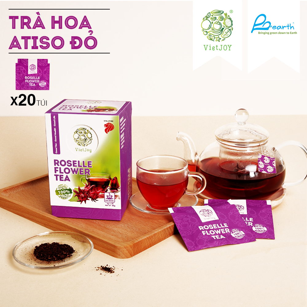 [Sing Shiok] TRÀ HOA ATISO ĐỎ VIETJOY HỘP 40G (20 TÚI LỌC X 2G)