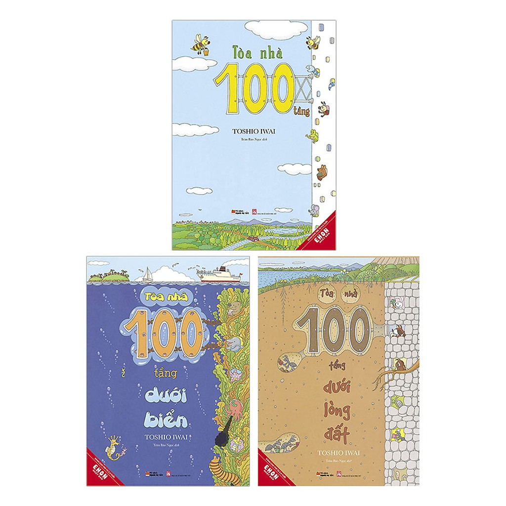 Sách ehon nhật bản tòa nhà 100 tầng: dành cho trẻ từ 3 - 8 tuổi