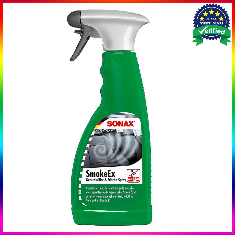 Chai xịt khử mùi nội thất - sonax smokeex
