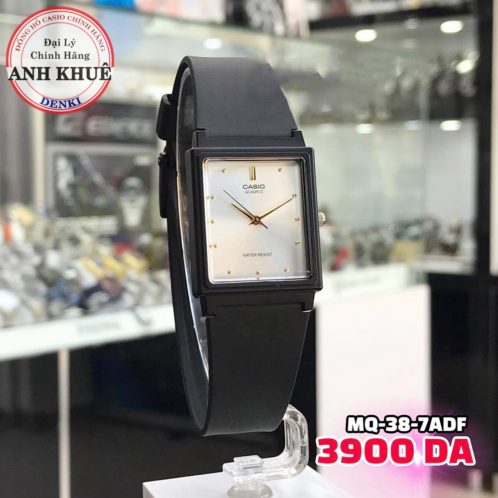 Đồng hồ nam dây nhựa Casio chính hãng Anh Khuê MQ-38-7ADF siêu bền