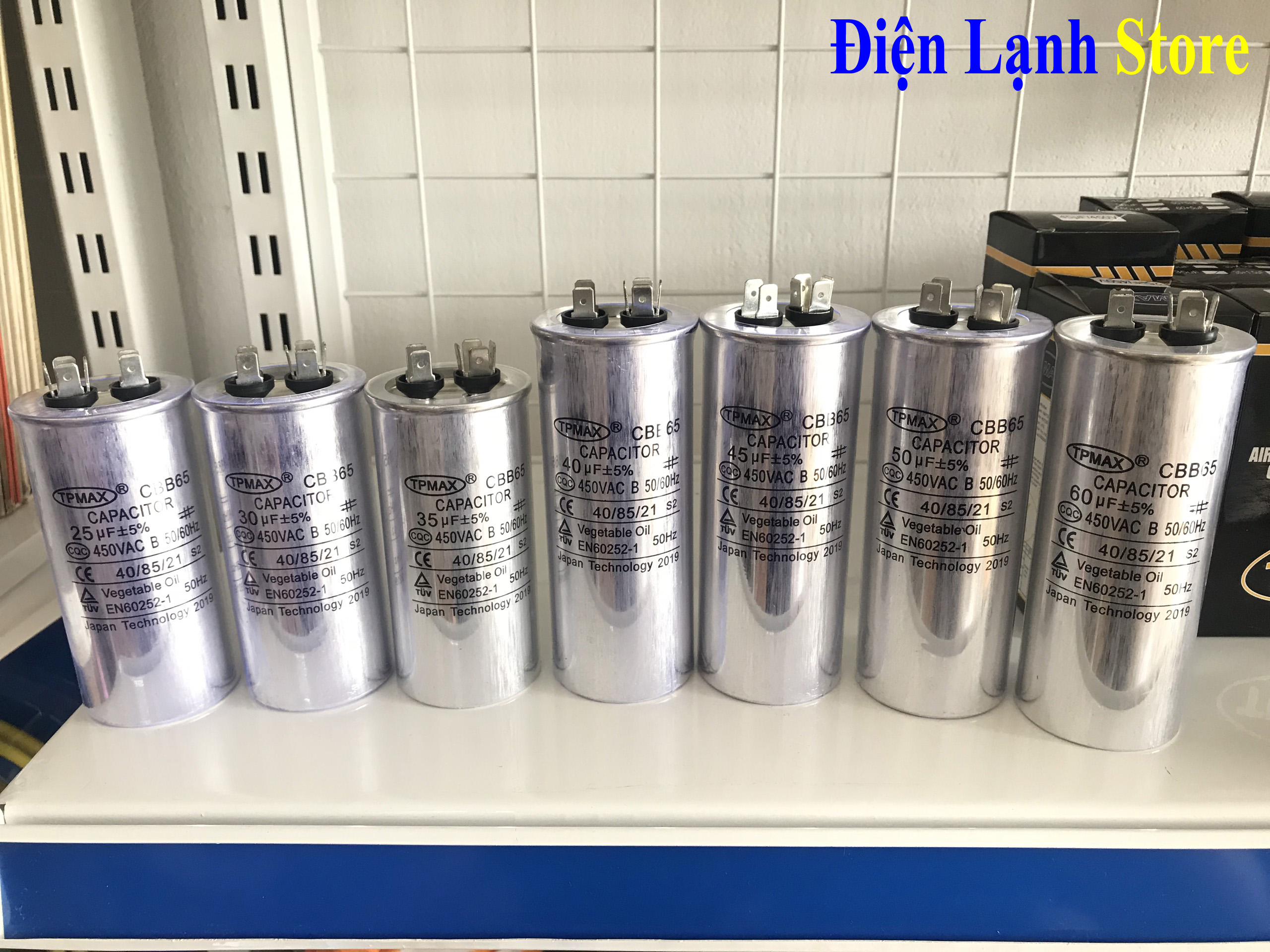 Tụ Điều Hòa (Capacitor) Thương Hiệu TPMAX (Nhật) Từ 25UF-60UF