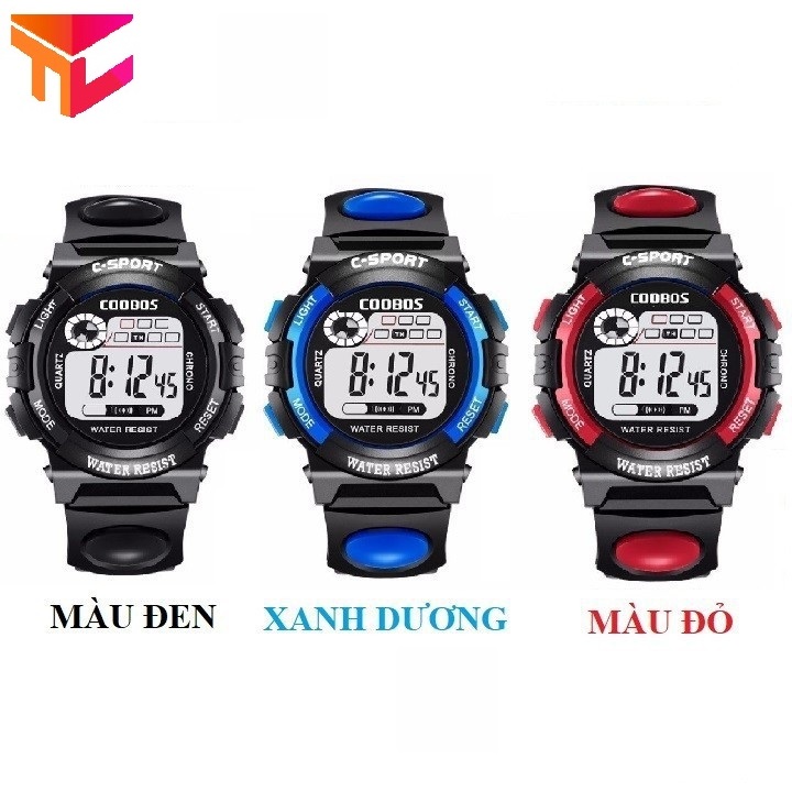 Đồng hồ bé trai 0119 - tặng kèm pin - hình thật