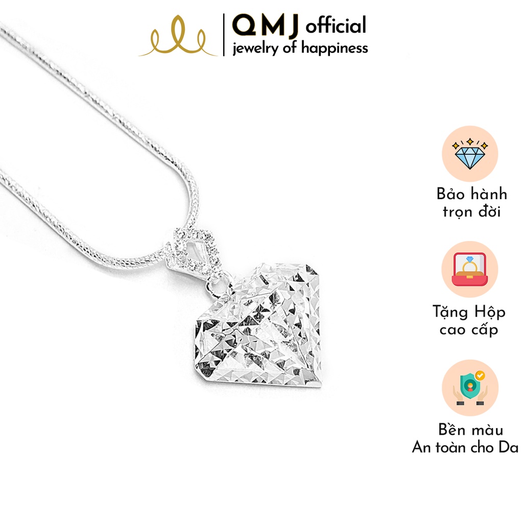 QMJ Dây chuyền Thiên kim sang trọng móc máy tinh tế sắc nét, thiết kế tinh sảo phù hợp với mọi lứa tuổi, vòng cổ thời trang nữ đẹp - QDL2093