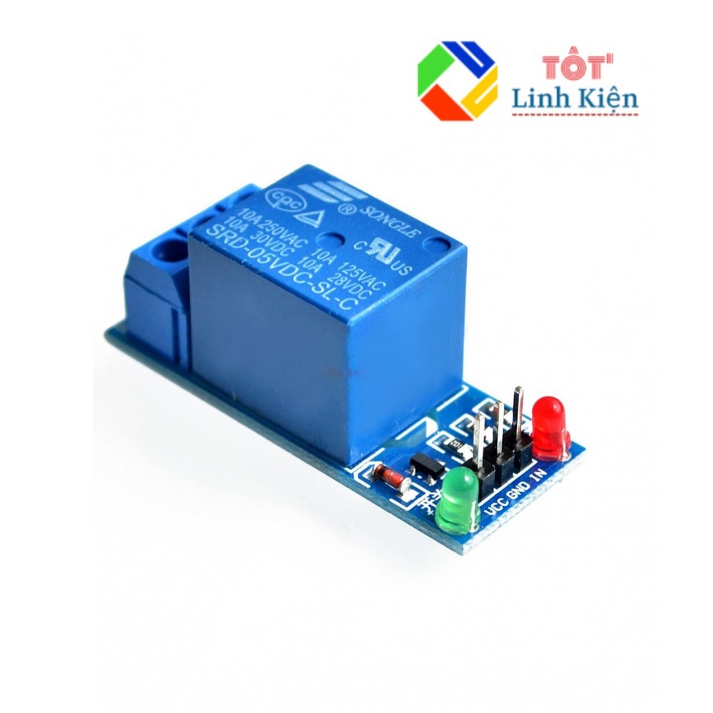 Module relay 1 kênh 5v-220v/10a