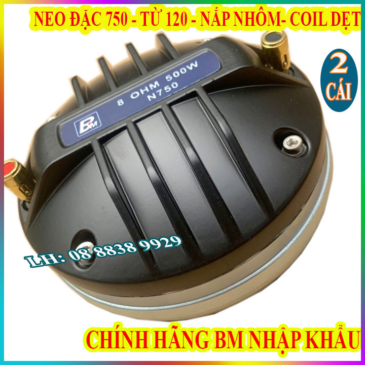 2 CỦ LOA TREBLE BM CHÍNH HÃNG TỪ NEO 750 COIL DẸT CAO CẤP - GIÁ 2 CHIẾC