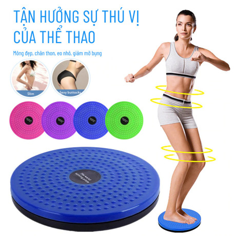 Đĩa xoay tập eo - bàn xoay tập eo - đĩa xoay eo giam cân - xoay eo thể dục hiệu quả - dụng cụ tập thể dục thể thao - dụng cụ tập gym tại nhà