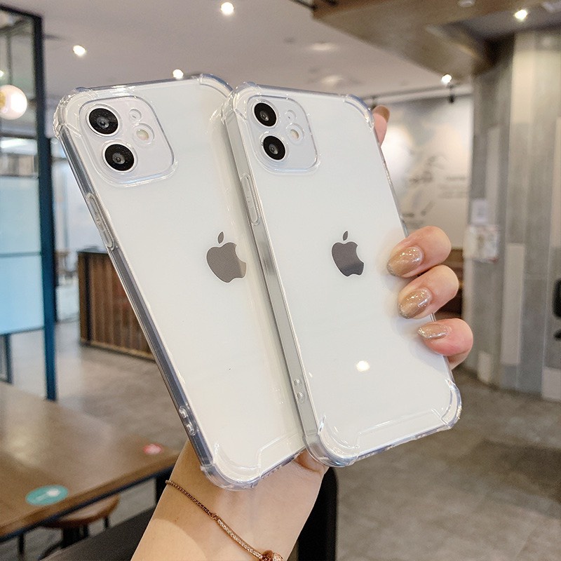 Ốp Lưng Dẻo Trong Suốt Chống Sốc iPhone 12 Pro Max/12/12Pro -XS Max/11/ 11 Pro Max Bảo Vệ 4 Góc