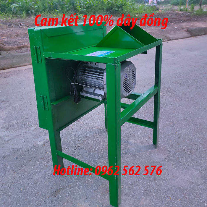 Máy thái chuối rau cỏ cho heo bò dê mô tơ 1,5kw