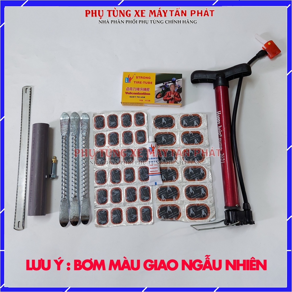 Bộ vá ruột - săm xe máy xe đạp 6 món lưỡi cưa