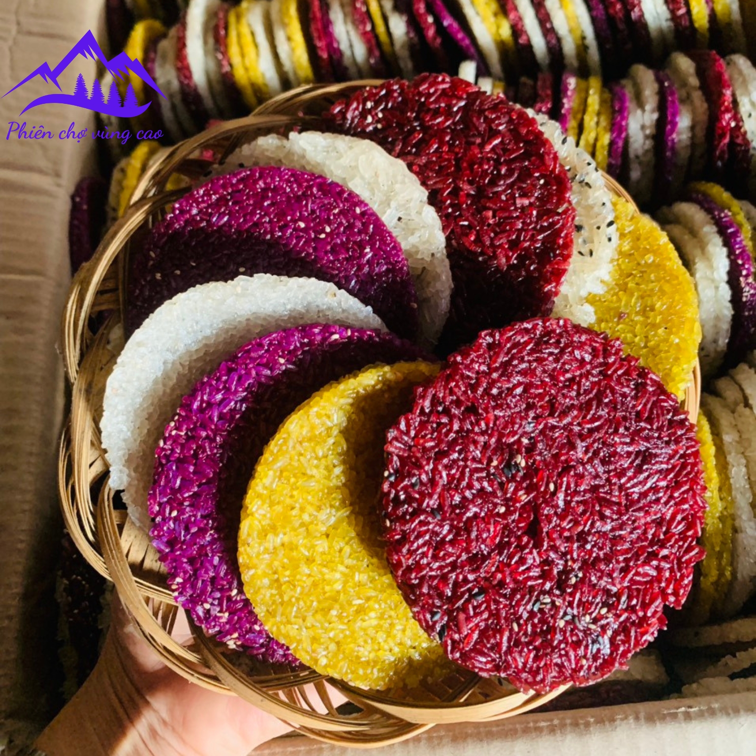 Bánh khẩu chí chọp thơm ngon loại 1 Đặc sản bánh khẩu xén, khẩu chí chọp người Thái Mường Lay - Điện Biên