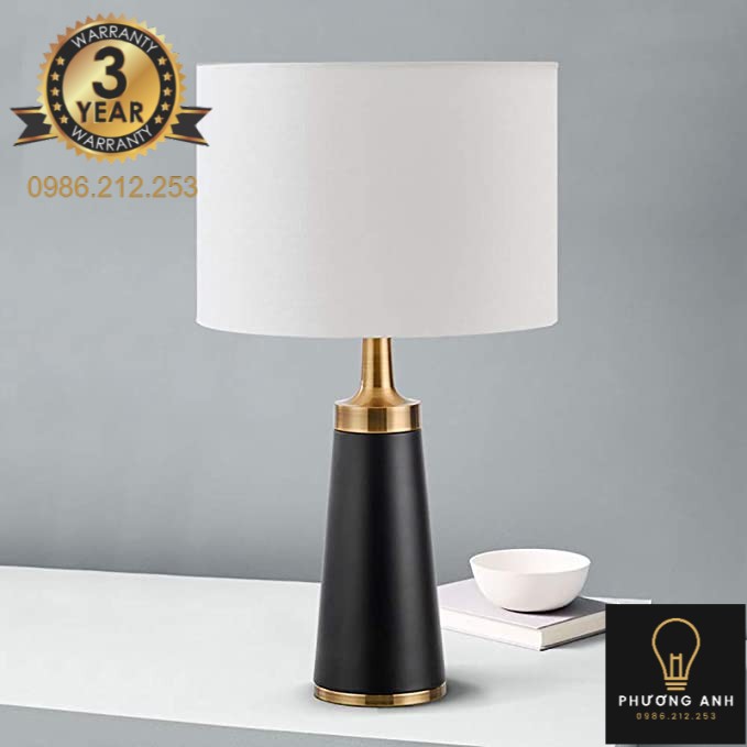 Đèn để bàn phòng ngủ decor trang trí nội thất sang trọng hiện đại mã 1903 - Đèn Phương Anh