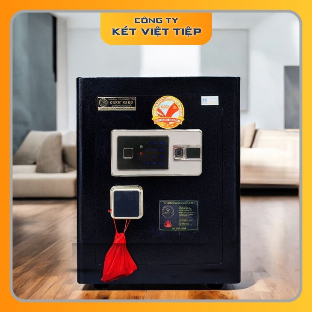 Két Sắt Việt Tiệp cánh thép 7mm khóa vân tay kết hợp điện tử <90KG+_> ( chọn màu vui lòng ib ạ )