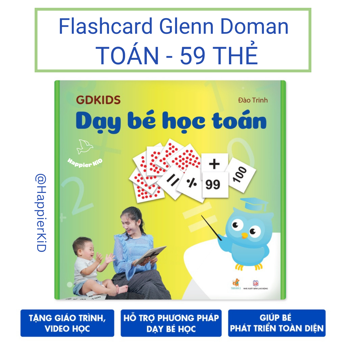 Flashcard Dạy Trẻ Học Toán Glenn Doman