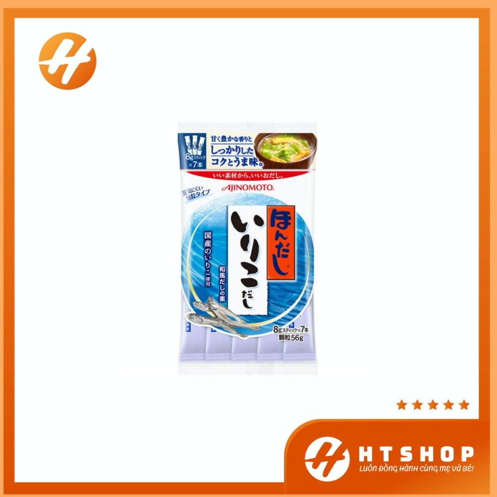 Hạt Nêm Ajinomoto Vị Cá Mòi Gói 56gram - Nhật Bản