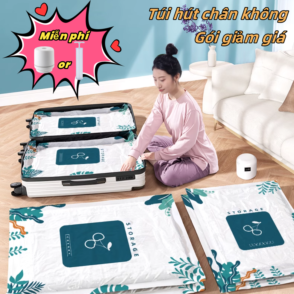 Túi hút chân không Gói giảm giá kết hợp Máy bơm không khí miễn phí túi nén chân không 4-8 gói túi du lịch tái sử dụng Bao túi hút chân không Quần Áo, Chăn, Chăn Túi Hút Chân Không Bảo vệ quần áo, chăn màn khỏi ẩm ướt, nấm mốc và chống thấm nước tuyệt đối