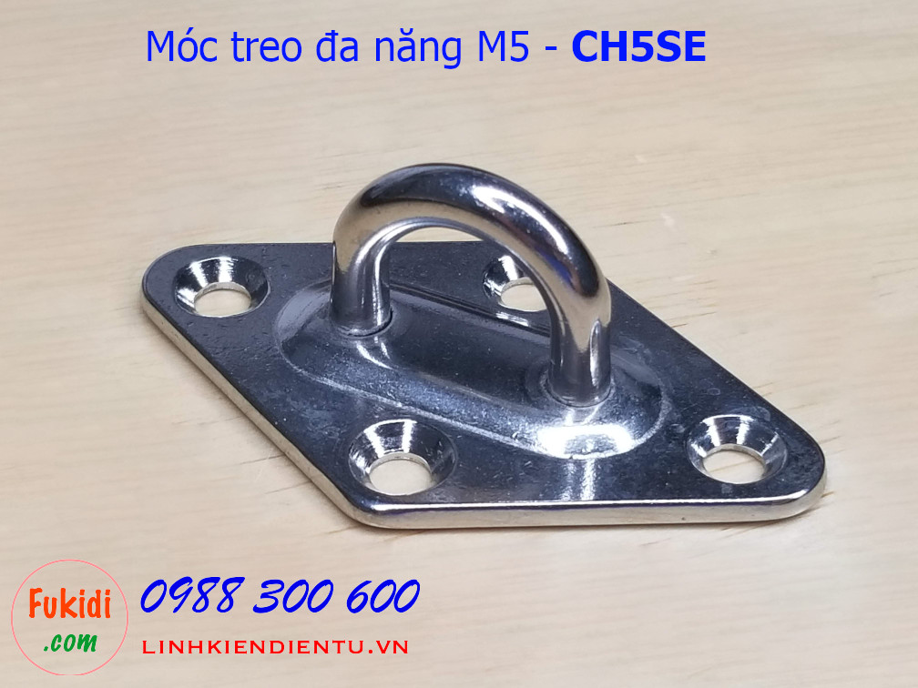 Đế treo xích đu, treo quạt, treo vật dụng lên trần nhà, inox 316 size M5, M6 và M8 - CH5SE, CH6SE, CH8SE và CH10SE