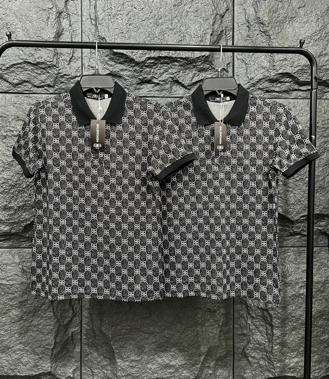 Áo thun cổ trụ nam nữ chất vải QC 2 lớp siêu dày dặn thấm mồ hôi tốt thoáng mát trẻ trung phối Logo mẫu mới PVT FASHION