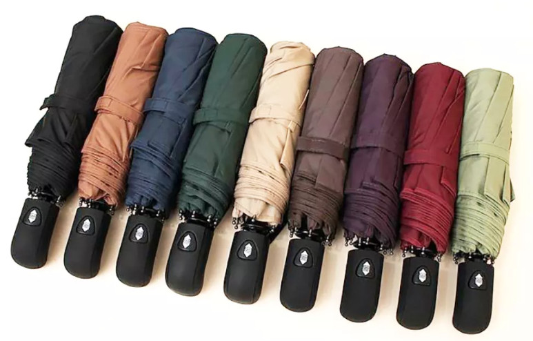 Ô Tự Động Gấp Gọn 2 Chiều Nhật Bản - Dù Tự Động Đi Mưa Loại To Sang Chảnh (Loại 10 Nan) Ô Nhật