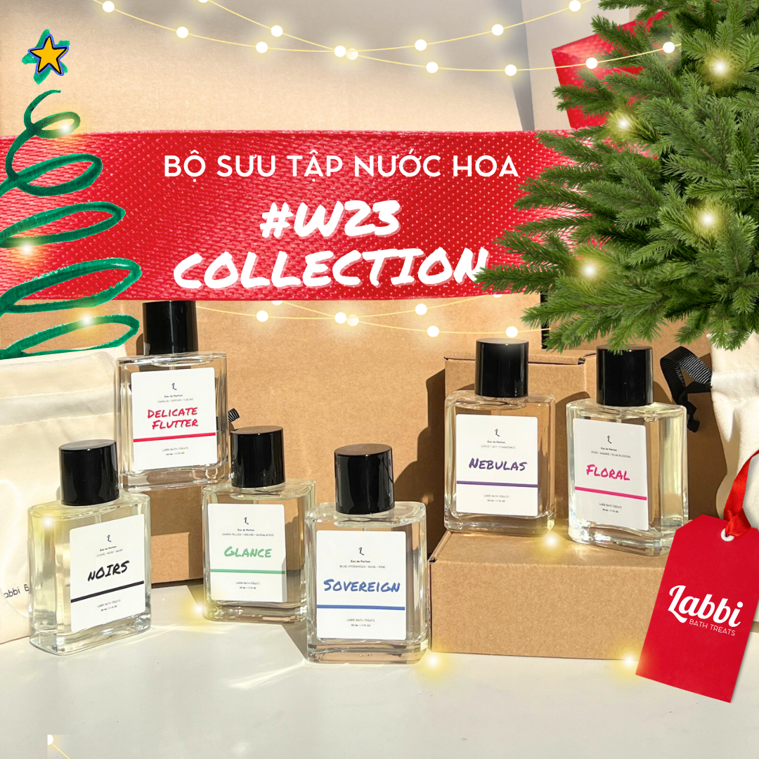 Bst 6 mùi hương nước hoa labbi #23 winter chai 50ml - 3 tầng hương - lưu hương 8h
