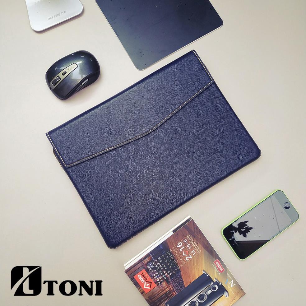 Bao da thật cho Macbook - laptop-surface 13-16inch handmade TONI. Túi đựng macbook da thật sang trọng