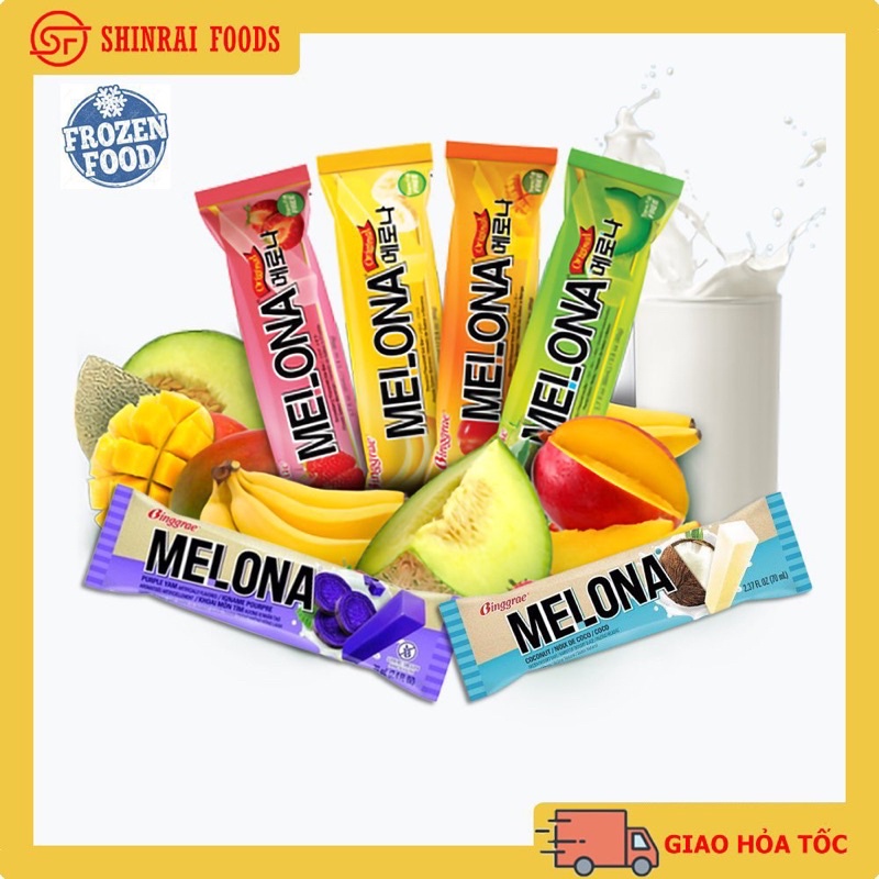 Kem trái cây melona binggrae hàn quốc