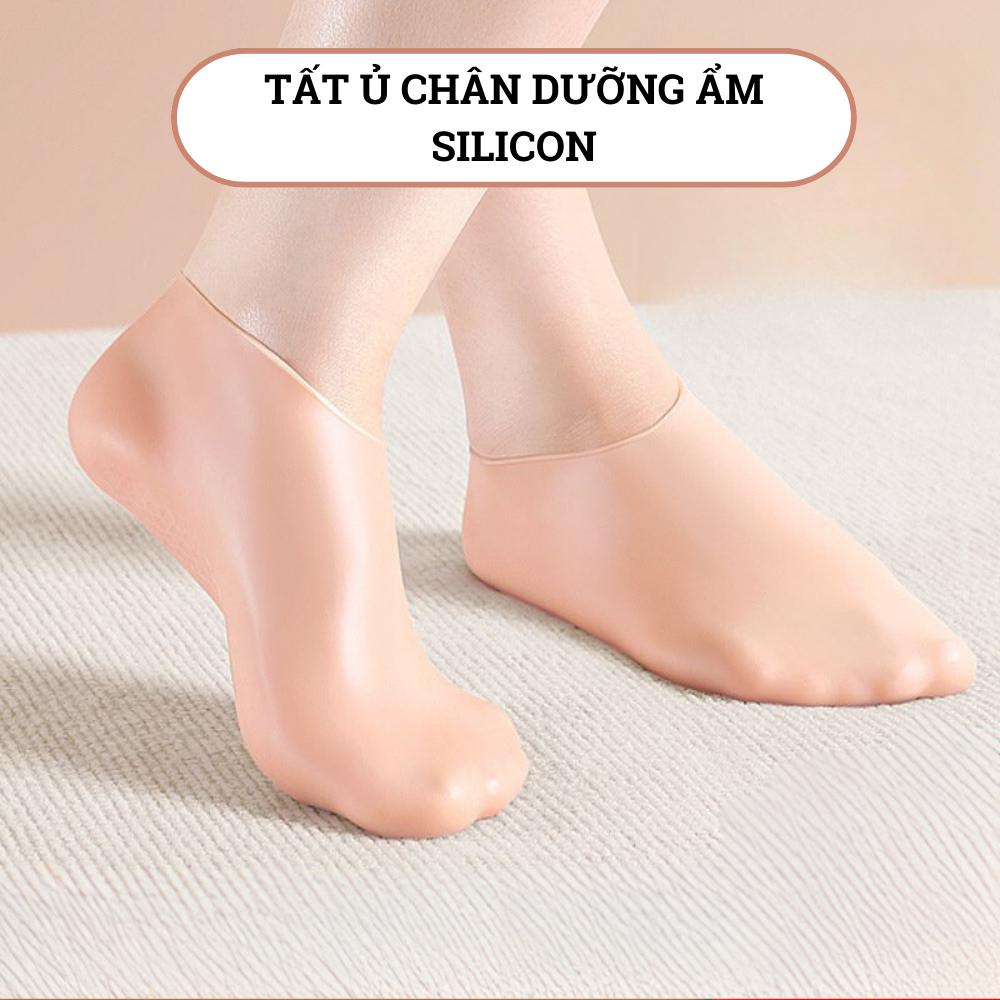 Cặp Vớ Gel Silicon, Tất Ủ Chân , Tay Ủ Kem Dưỡng Ẩm Chống Khô Da Nứt Nẻ, Vớ Ủ Chân Chăm Sóc Bàn Chân Cho Nam Nữ