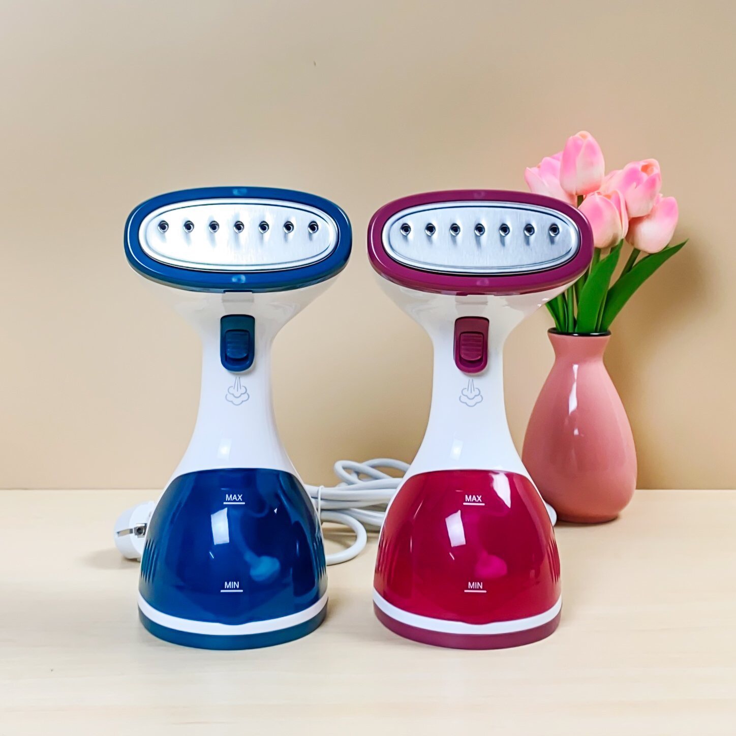 Bàn là hơi nước cầm tay L&L Eni24, bàn là cầm tay công suất 1000w, bàn ủi hơi nước tiện lợi