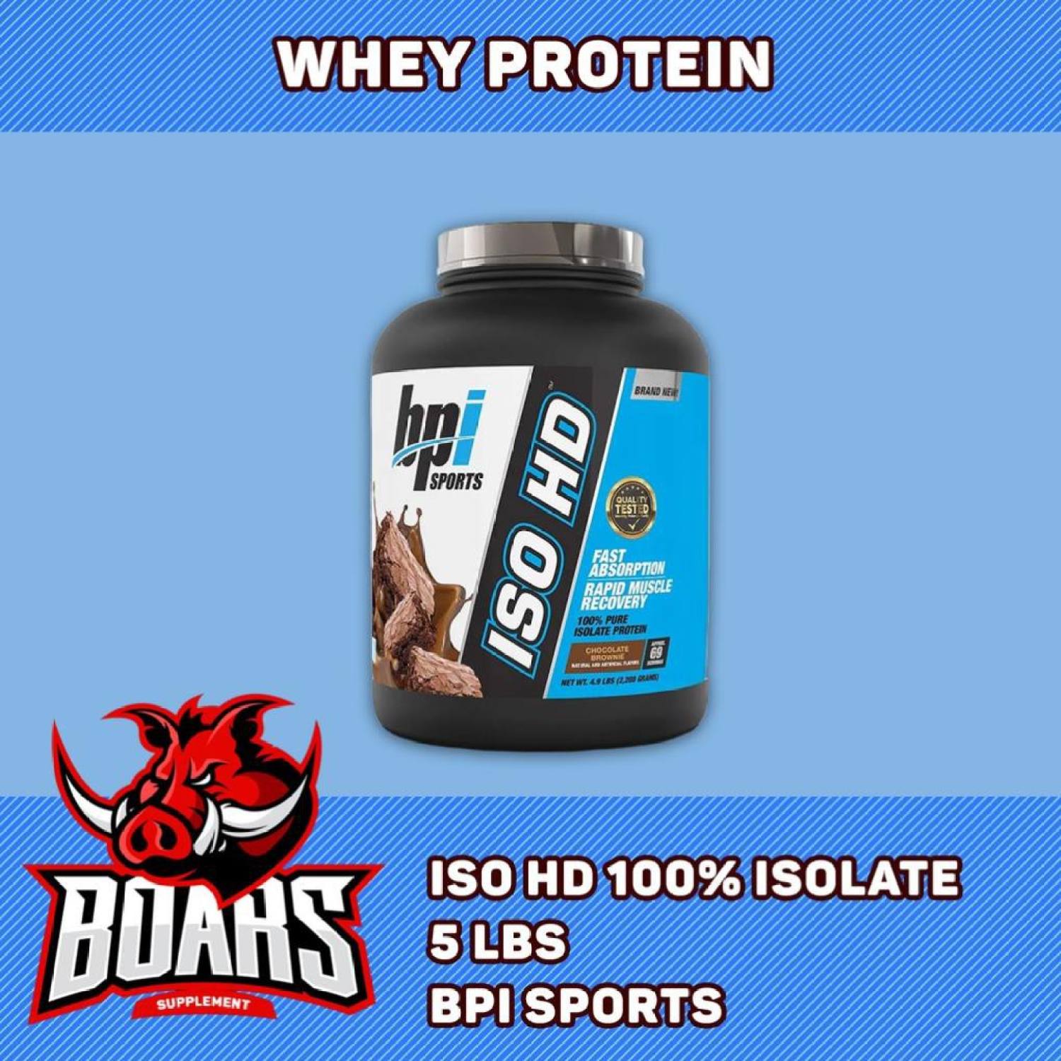 Bpi sport iso hd 100% pure isolate protein whey- sữa protein whey tinh khiết hỗ trợ tăng cơ, phát triển cơ hiệu quả