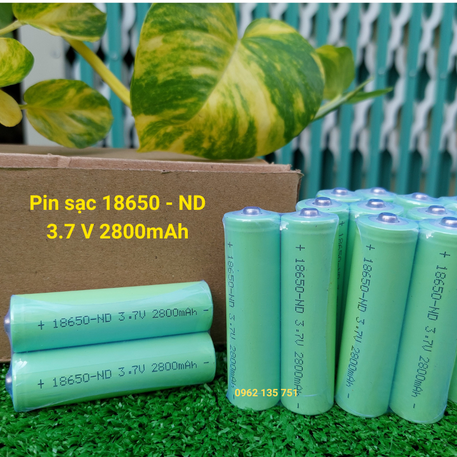 Pin sạc 18650- nd 2800mah, 4800mah 3,7v chuẩn dung lượng dùng cho sạc dự phòng, quạt tích điện, loa bluetooth