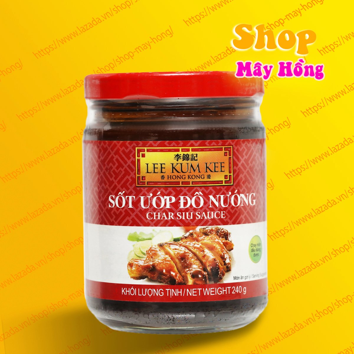 Sốt ướp đồ nướng lee kum kee - CHAR SIU SAUCE chuyên cho món nướng - xá xíu - gà nướng thơm ngon - sốt đồ nướng