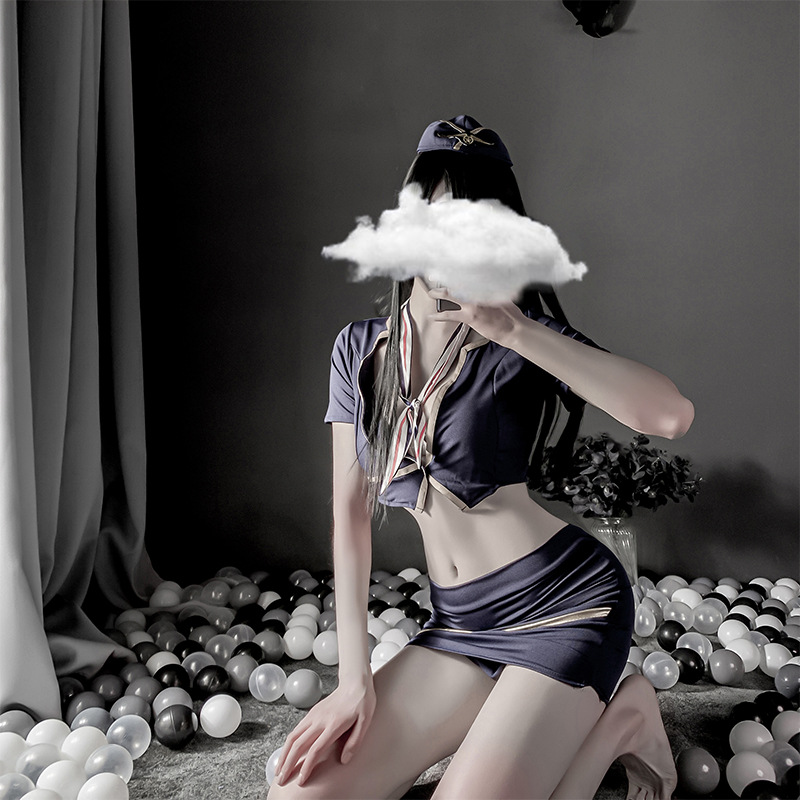 Bộ đồ ngủ cosplay tiếp viên - Đồ ngủ gợi cảm