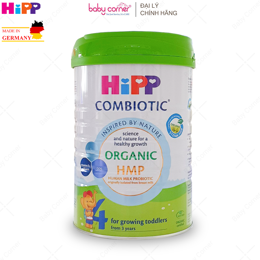 [Expiration Date 2026 - 2027] Hipp Organic Combiotic Cow Milk Powder No. 1,2,3,4 Box 350g/ 800g, Goat Milk Can 400g for Babies - 6