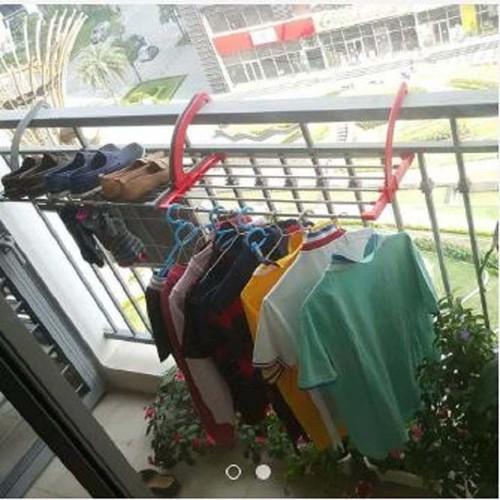 Giàn phơi đồ đa năng treo ban công tiện dụng