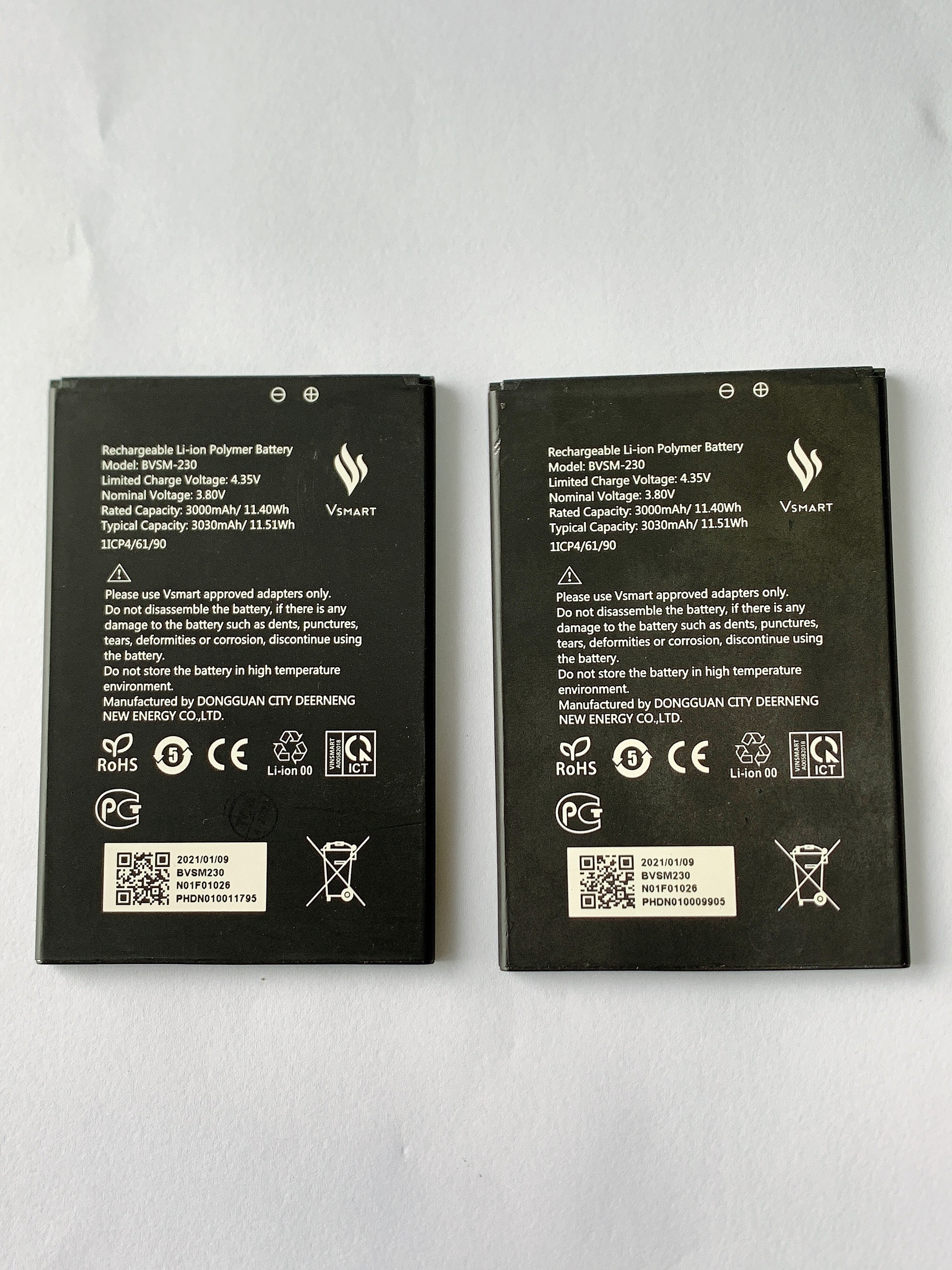 Pin chính hãng vsmart bvsm-230 dùng cho vsmart bee 3