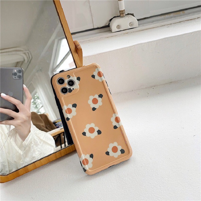 Ốp lưng iphone cao cấp full viền ốp silicon  hoa cam vàng dành cho iphone6/ iphone 6 plus/ iphone 7/ iphone 7plus/ iphone 8/ iphone 8plus/ iphone X/ iphone Xs max/ iphone 11/ iphone 11 pro/ iphone 11 pro max