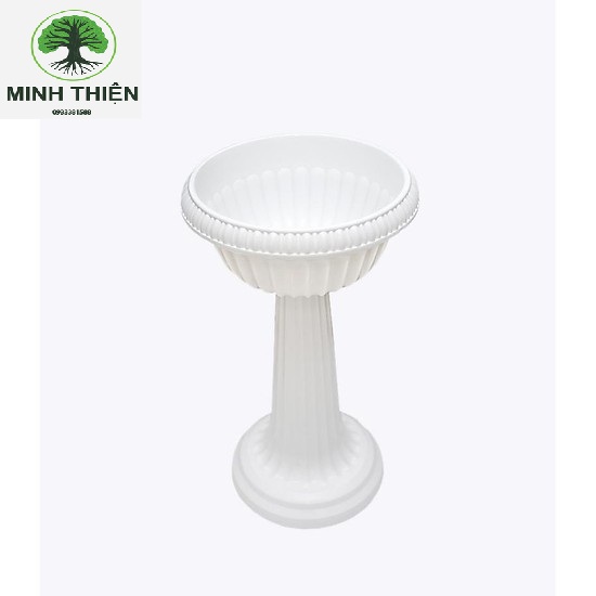 [HCM]Chậu Ly Nhựa Có Chân Đế Cao