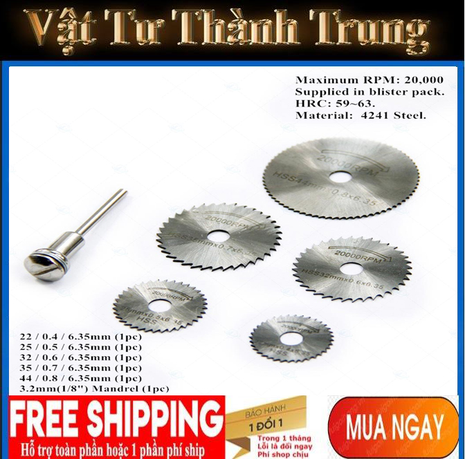 Bộ 5 lưỡi cưa mini hợp kim cao cấp