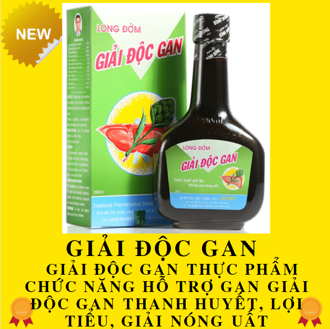 ( QUÀ TẶNG KÈM  )   5 Chai Giải độc gan thanh huyết lợi tiểu Long Đởm Giải Độc Gan gan  BỔ GAN  GẢI ĐỘC GAN, THẢI ĐỘC VIÊM GAN B