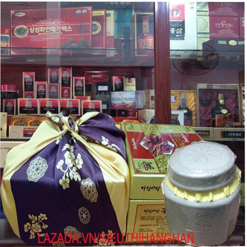 Cao hồng sâm linh chi núi Hàn Quốc Geumsan Thượng Hạng Hũ sứ 1200g - HÀNG MỚI VỀ