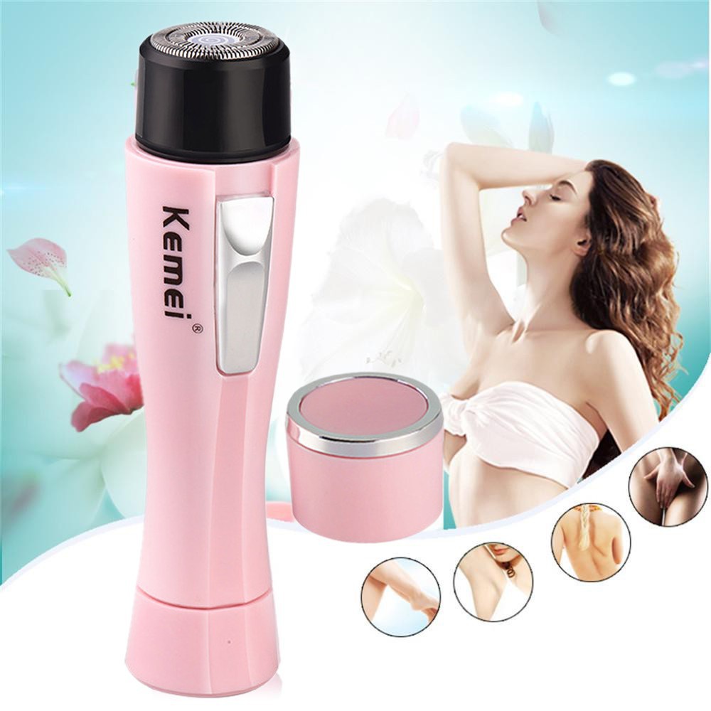 Máy cạo lông mini cầm tay - máy triệt lông toàn thân kemei