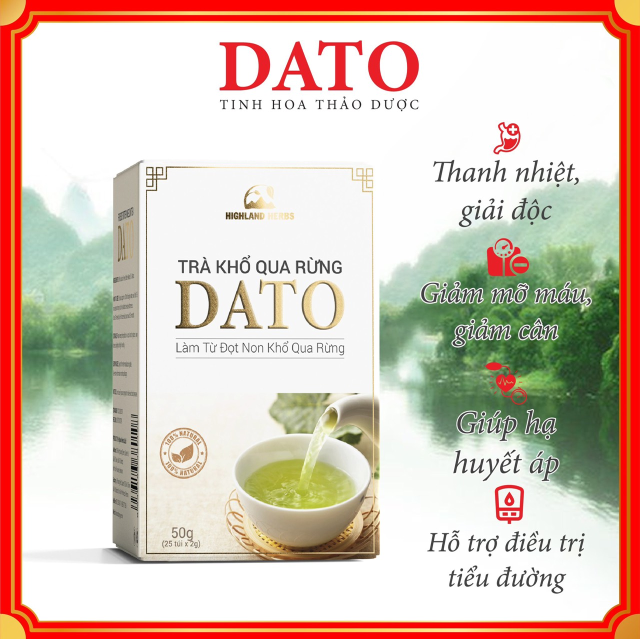 Trà khổ qua rừng DATO