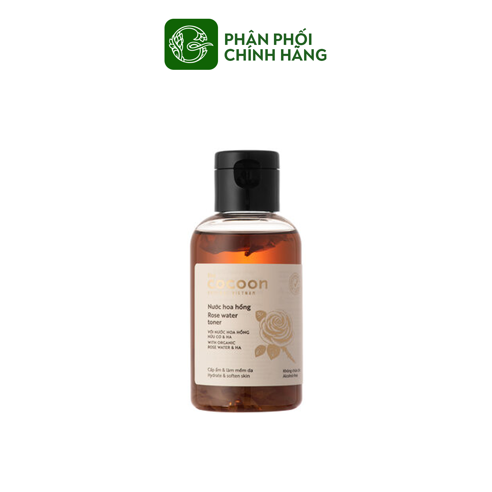 Nước hoa hồng the cocoon rose water toner 140ml