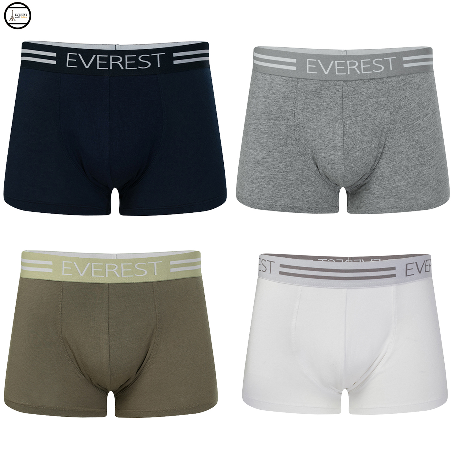 [HCM]Bộ 4 quần lót nam cao cấp boxer ( quần sịp đùi ) chất cotton Everest xả kho giá tốt Tết 2021 màu ngẫu nhiên QL303