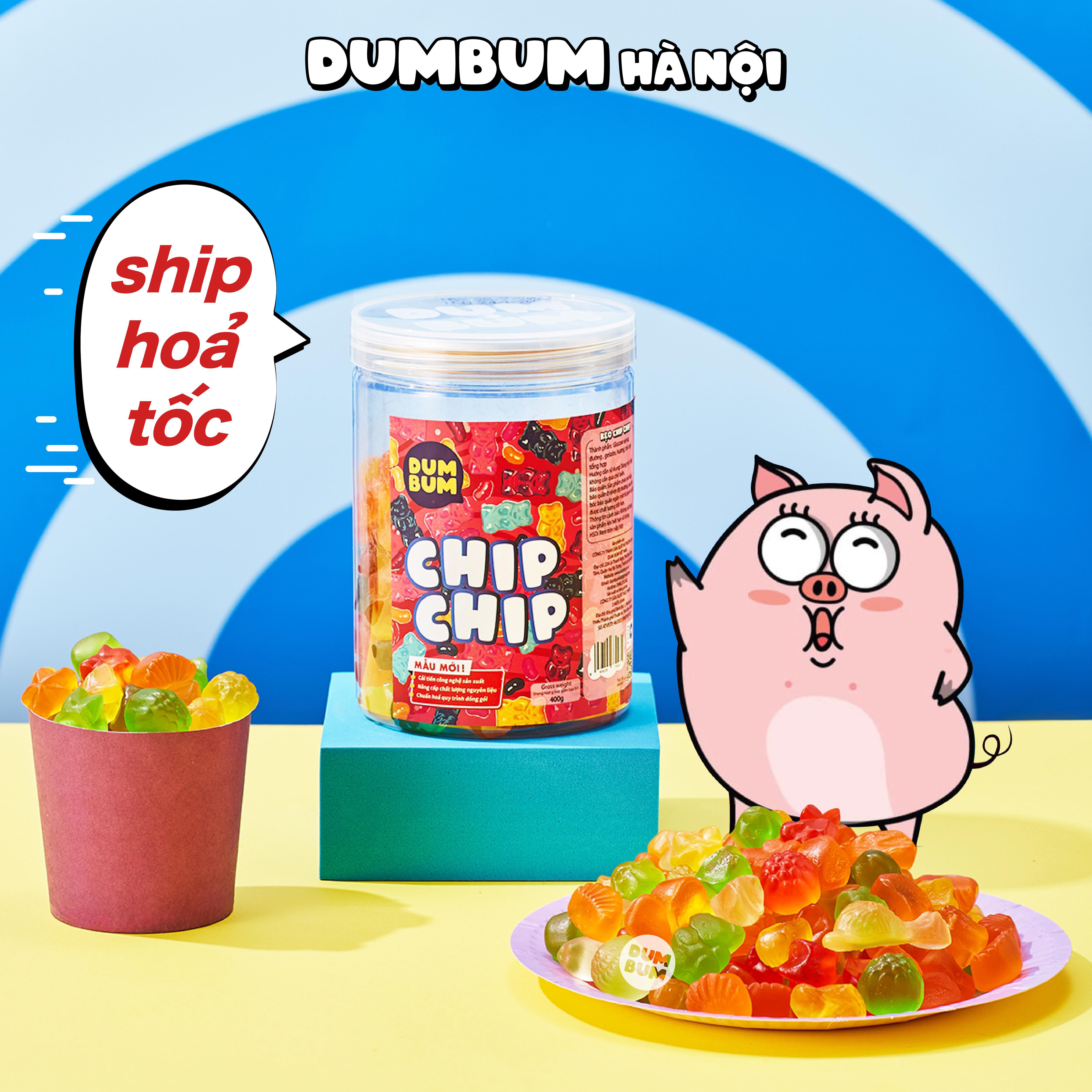 Kẹo chip chip mix vị 400g đồ ăn vặt Hà Nội vừa ngon vừa rẻ