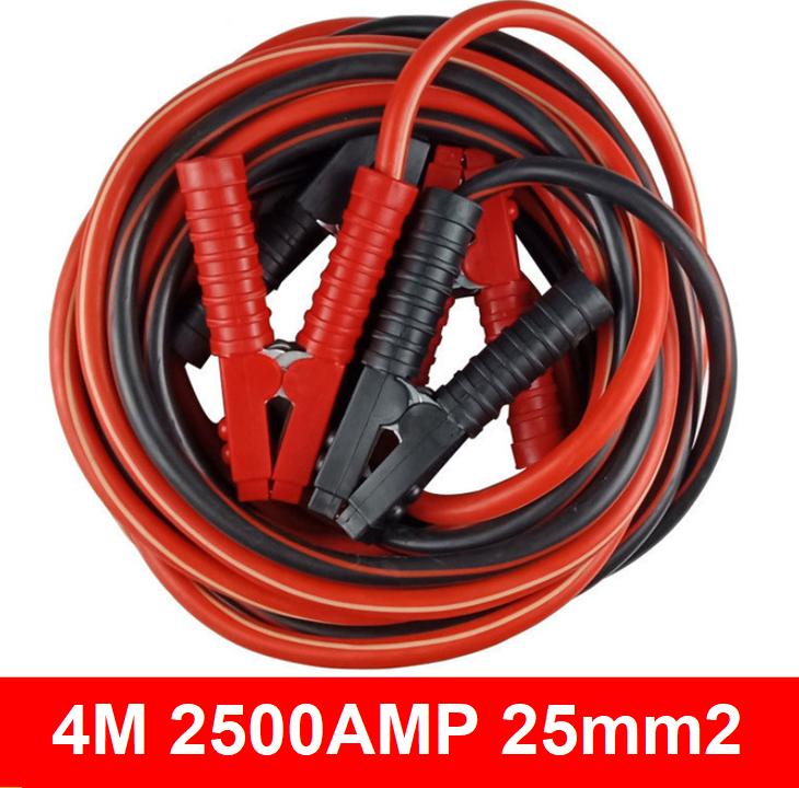 Dây câu bình ắc quy cao cấp dùng cho ô tô, xe hơi dài 4m, dòng 2500A