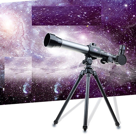 Kính thiên văn khúc xạ, kính viễn vọng khúc xạ c2105 ngắm trăng sao cực nét du lịch dã ngoại dễ dàng di chuyển có giá đỡ ba chân.